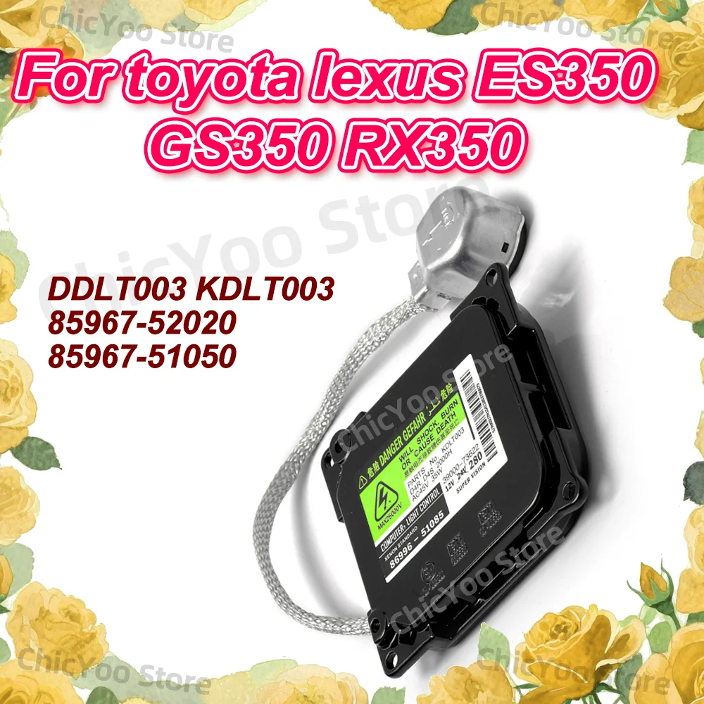 

Car Headlight Xenon HID Ballast DDLT003 KDLT003 85967-52020 85967-51050 For toyota lexus ES350 GS350 RX350