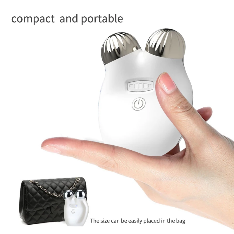 Masseur à microcourant pour l'éclairage de la peau et la promotion de la microcirculation, appareil de beauté à usage domestique, soins quotidiens, outil de Massage du visage