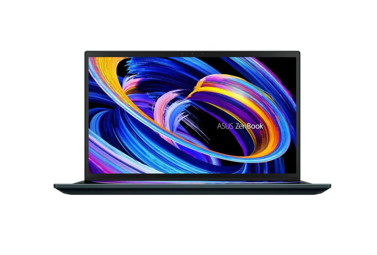 صفقة ساخنة-ASUS-ZenBook-Pro-Duo-15-UX582-UX582HM-XH96T-15.6 "شاشة تعمل باللمس-الكمبيوتر المحمول-4K UHD-3840 x 2160- Intel-Core i9-11th Gen-i9