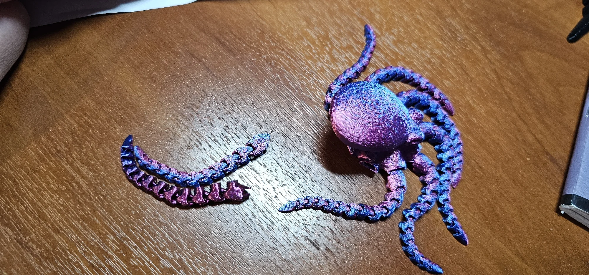 3D Printed Spider Figures Simulated Animal Model Movable Retractable Joint Toy Christmas Children'S Gift Home Desktop Decor photo review