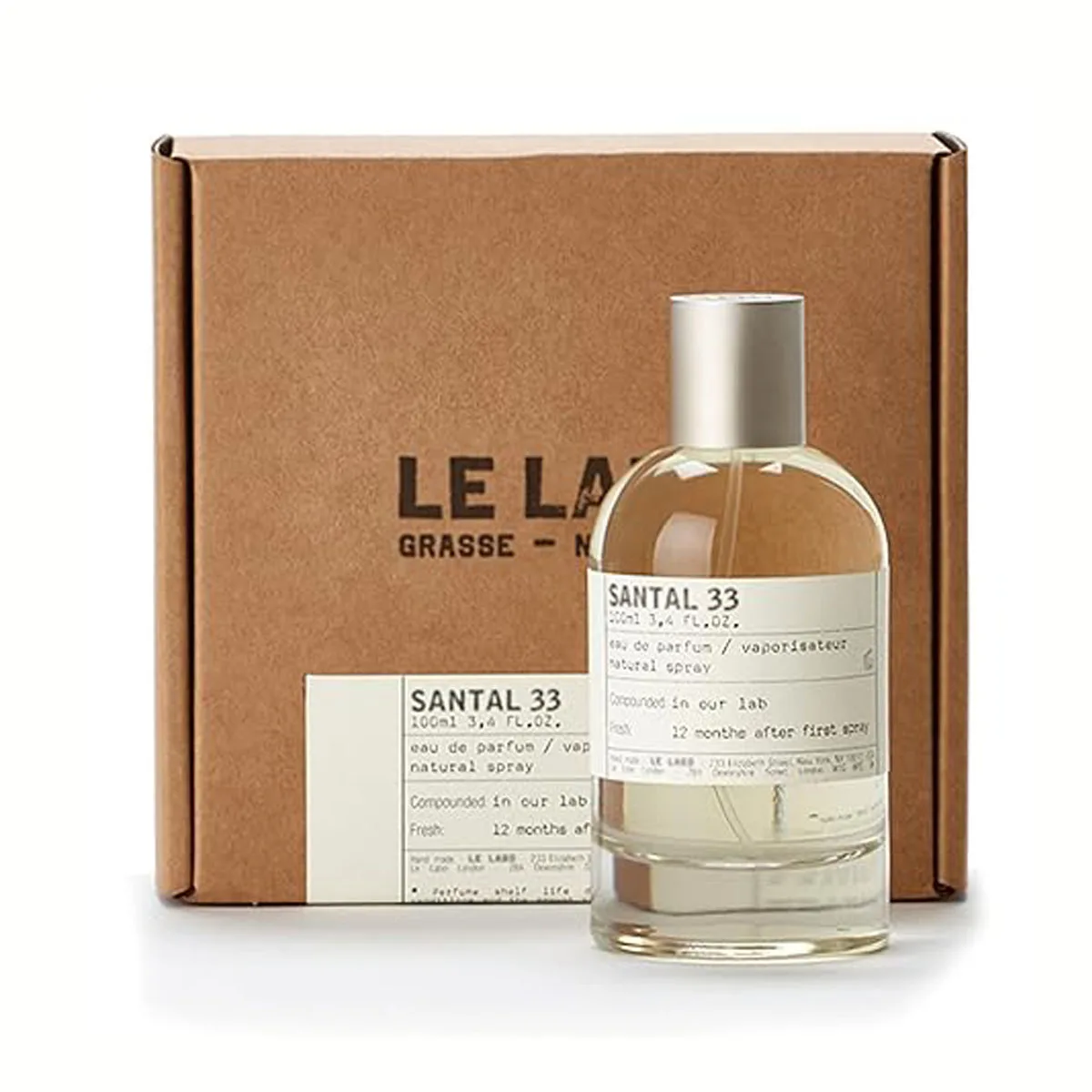 Le Labo Santal No.33 Perfume - Eau De Parfum Inspired By Santal 33 Long-Lasting Unisex Fragrance-Spray 100 ml 3.4 OZ Best Gifts