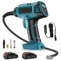 Cordless Electric Air Pump Rechargeable Car Tire Automatic Inflator Portable Home Air Compressor For Makita 18V Battery