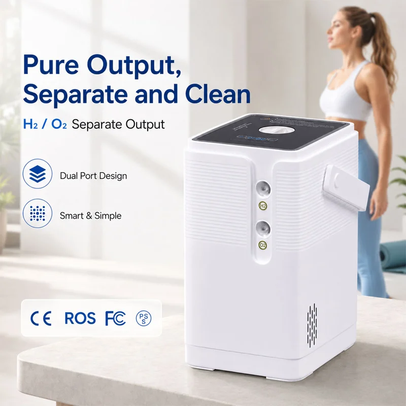 Hydrogen Oxygen Production System Generator Inhalation Machine Health Care H2 Absorption Device for Home Outdoor Car Mini Mode