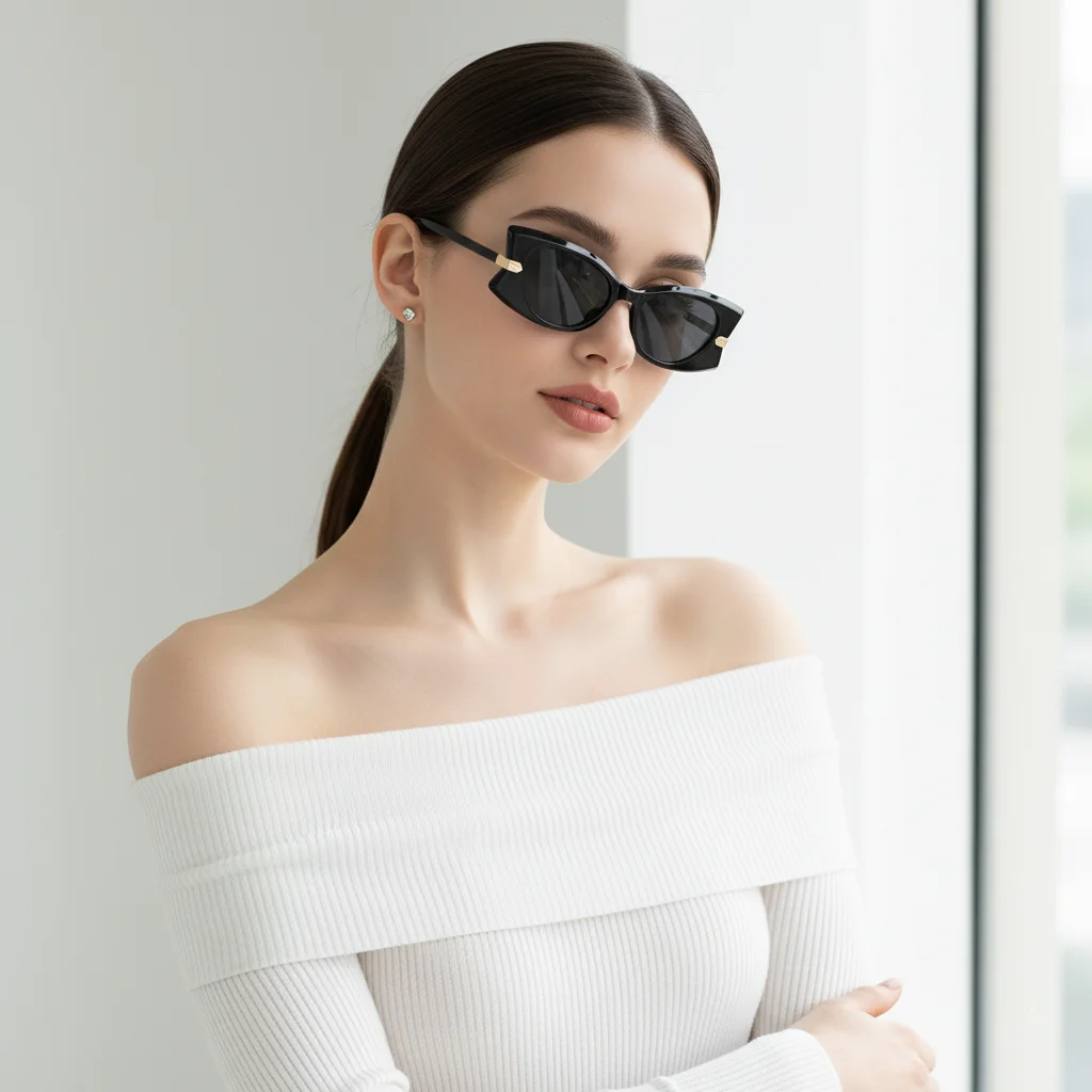 Women'S Fashion Of The 50S - Retro jaren 50 Cat Eye zonnebril