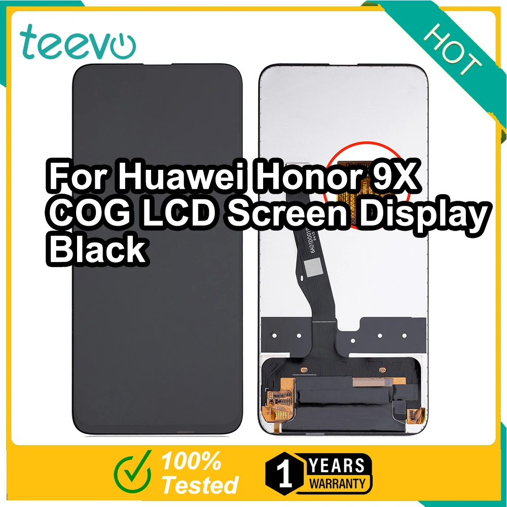 

Teevo LCD For Huawei Honor 9X Screen Display & Touch Screen Digitizer COG Black