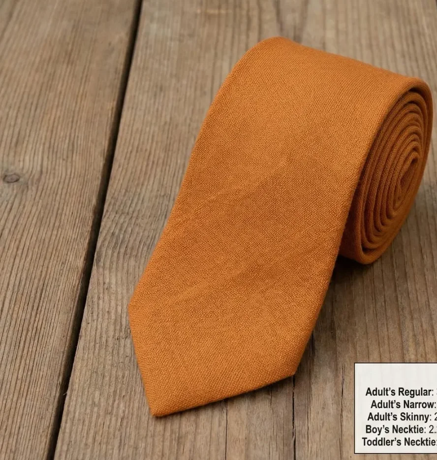 FR BE Burnt Orange Linen Wedding Set