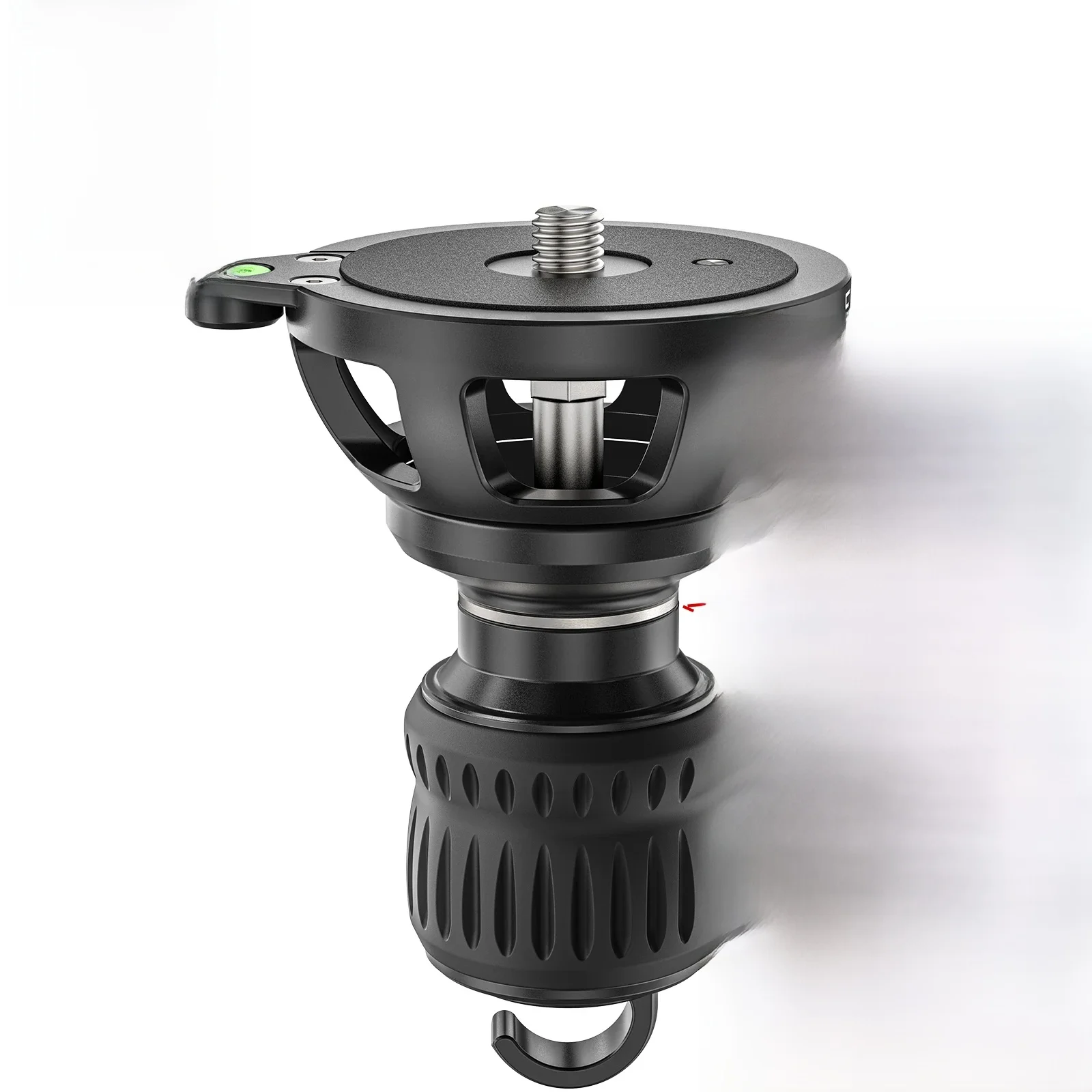 EVUMO 75mm uniwersalna miska Adapter do trójnogu wysuwana miska półkula Adapter do głowica kulowa statywu głowica hydrauliczna płynu — zdjęcie produktu 7