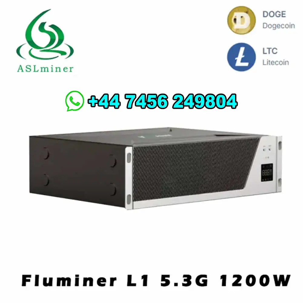 DX ซื้อ 5 แถม 3 ฟรี Fluminer ใหม่ L1 5.3G 1200W ปฏิทิน ICO Doge Asic Home Miner 5300 MH