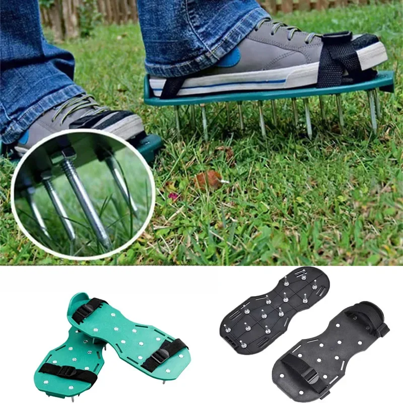 1 para butów ogrodniczych do rozluźniania gleby buty do gwoździ ogrodowych nadmuchiwane buty do rozluźniania gleby samopoziomujące żywice epoksydowe narzędzia ogrodnicze — zdjęcie 2