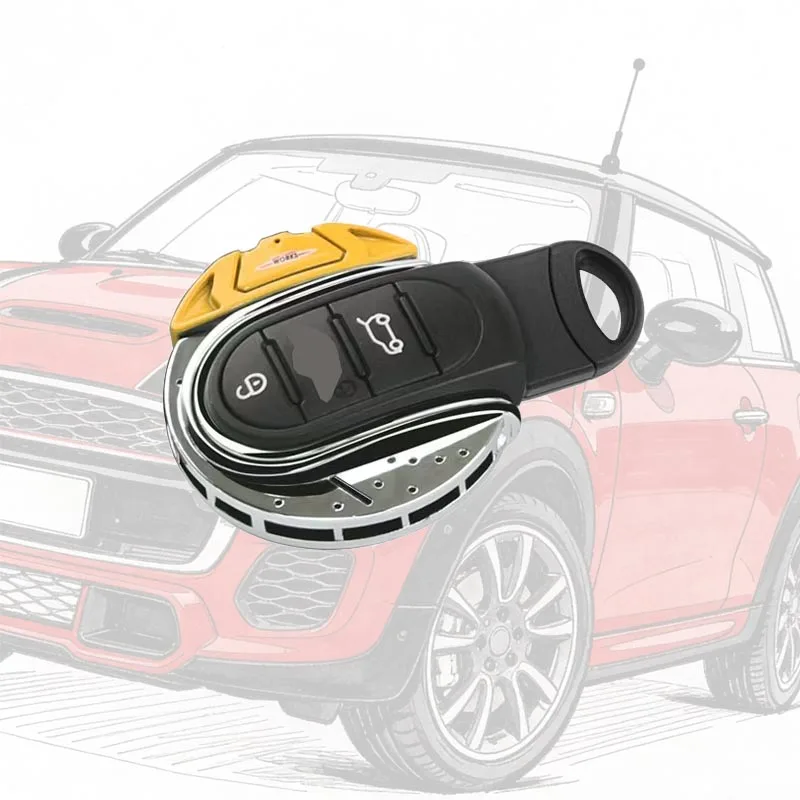 ABS Material Brake Caliper Shaped Car Key Modification For MINI F54 F55 F56 F60 Car Owner Gift
