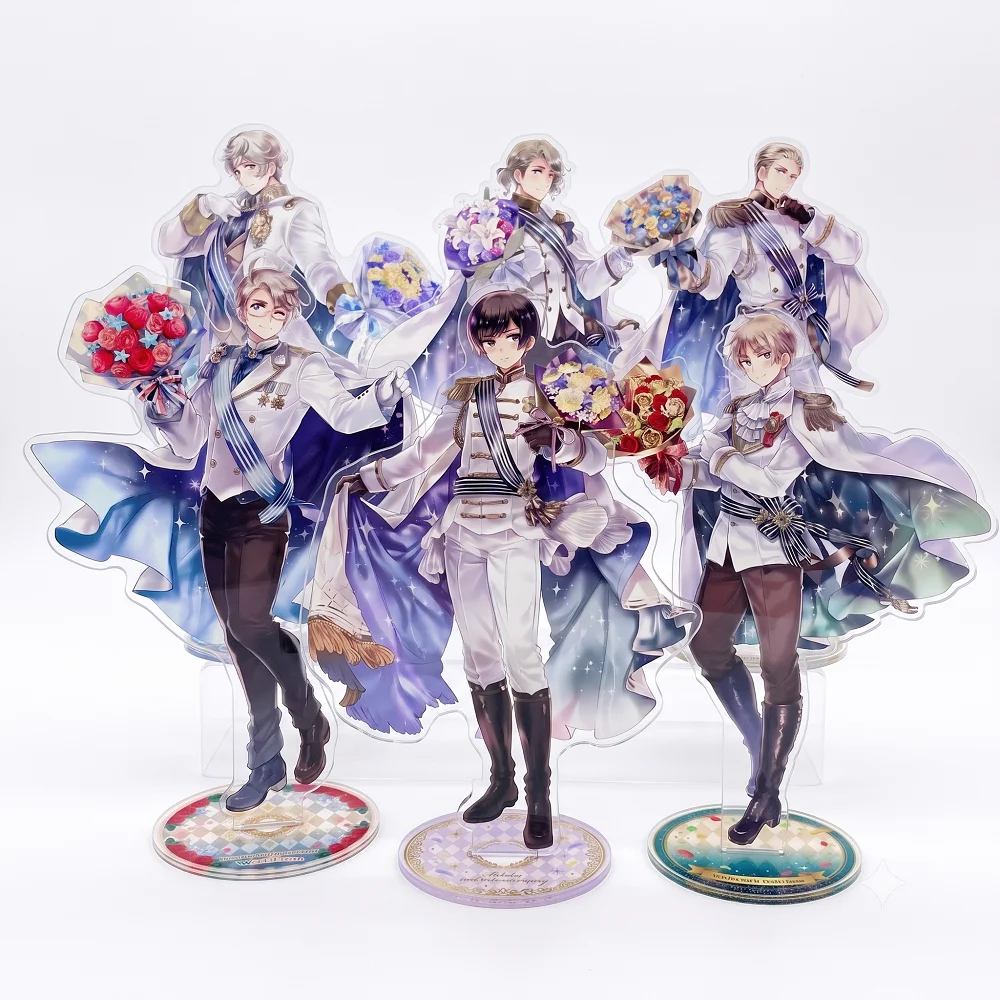 Anime Hetalia WorldFesta 20th Anniversary Acrylic Stand Figure Prince Costume Desk Decor Japan America Britain Keyring Gift