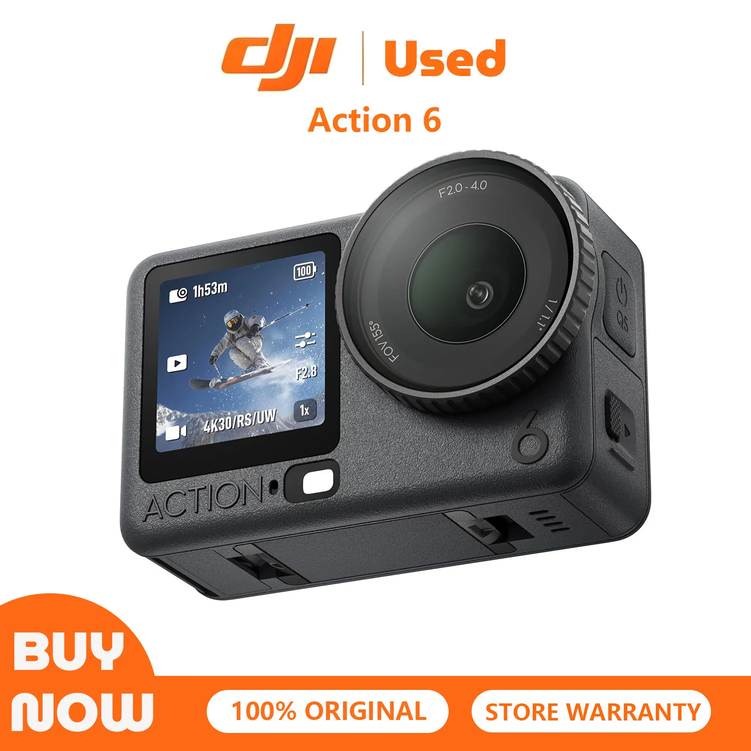 Used-DJI Osmo Action 6 Combo 8K Action Camera 1/1.1