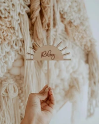 Sun Cake Topper,baby birthday cake decoration,baby birthday cake topper,Personalized Sun Cake Topper - Engraved