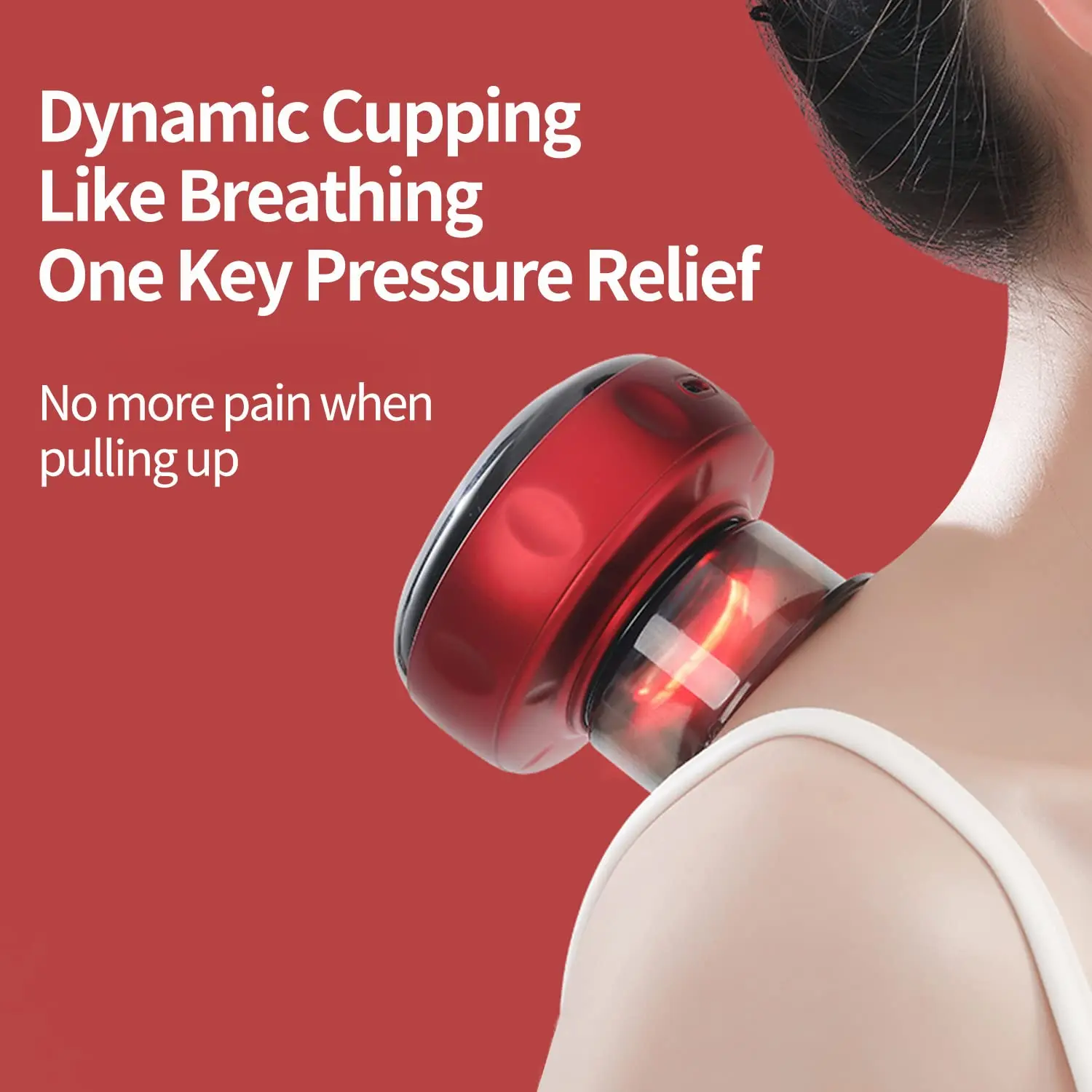 Smart Dynamic Cupping Therapy Set Cellulite Massager Vacuum Therapy Machine Gua Sha Massage Tool 12 Level Temperature Suction