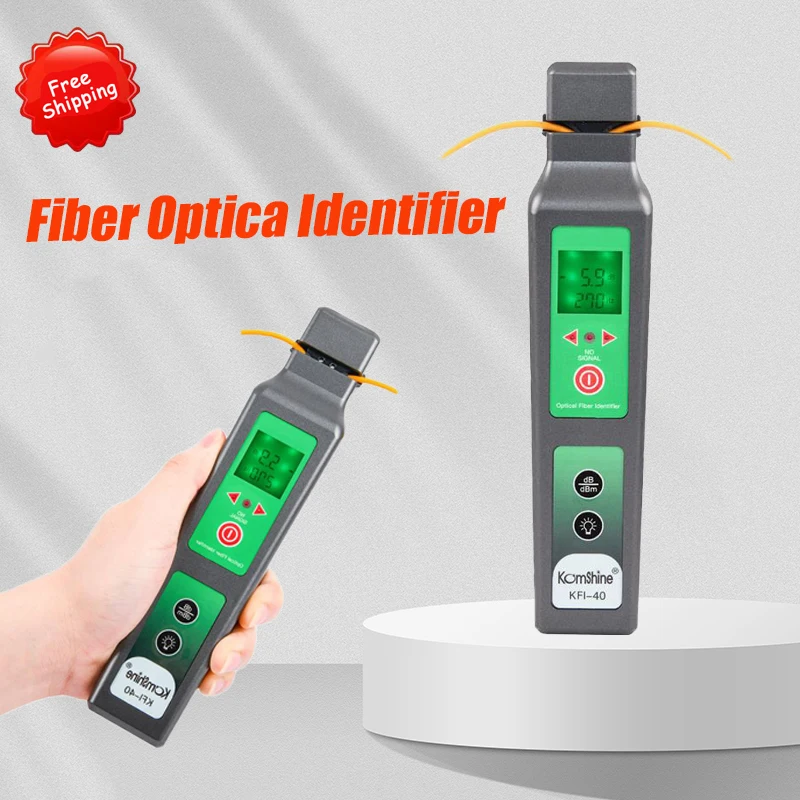 KFI-40 Live Fiber Optical Identifier with LED Display, Identifying Direction, Break Checker, FTTH Testing Tool, Free Shipping