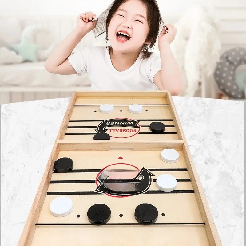 Jeux gagnant de baby-foot, jeu de Hockey sur Table, catapulte, échecs, jouet interactif Parent-enfant, rondelle à fronde rapide, jeu de société, jouets pour enfants