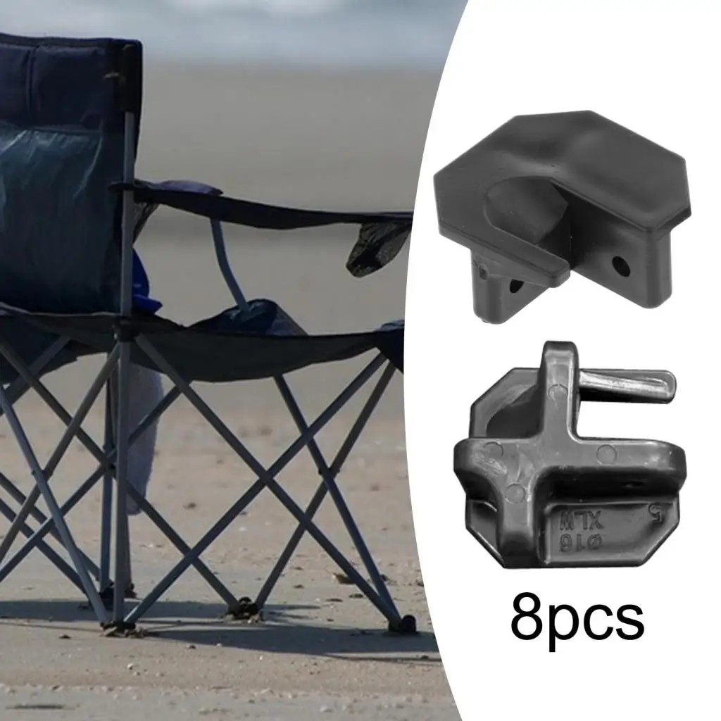 

8 шт., разъемы для стула для кемпинга, запасные части, аксессуары для ремонта складного стула, крепление для стула для кемпинга, стул для рыбалки