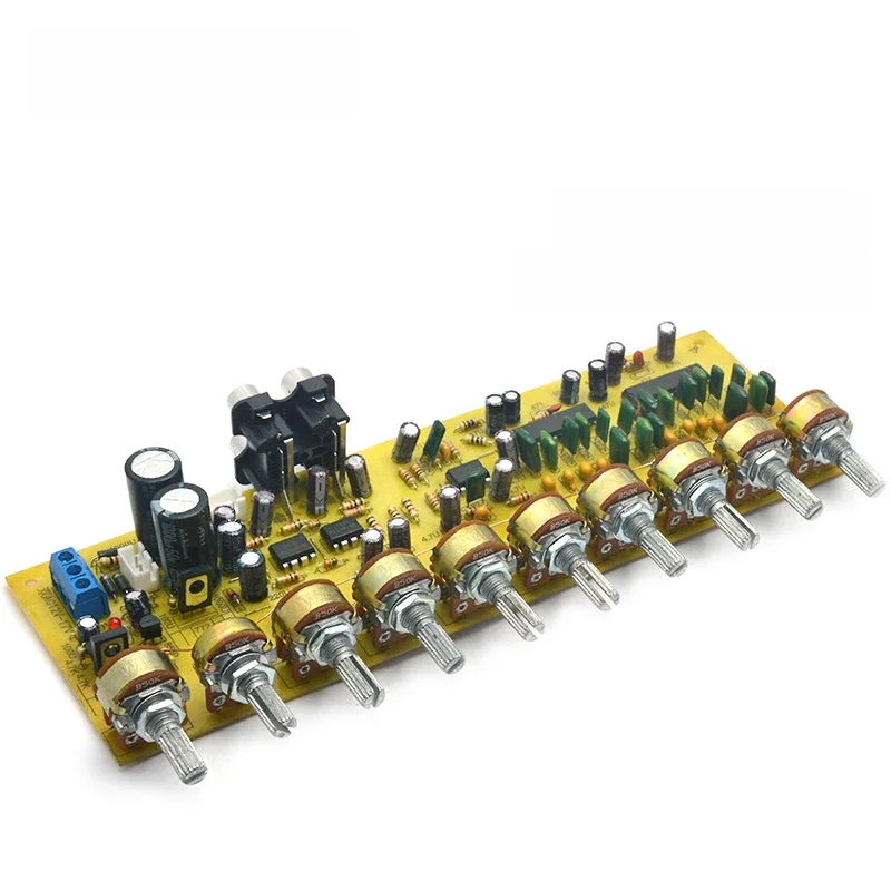 UNISIAN Audio Equalizer Board LA3607 NE5532 EQ Przedwzmacniacz z wyrównaniem tonów wysokich i średnich 10 Road Tone Control For AMP — zdjęcie produktu 7
