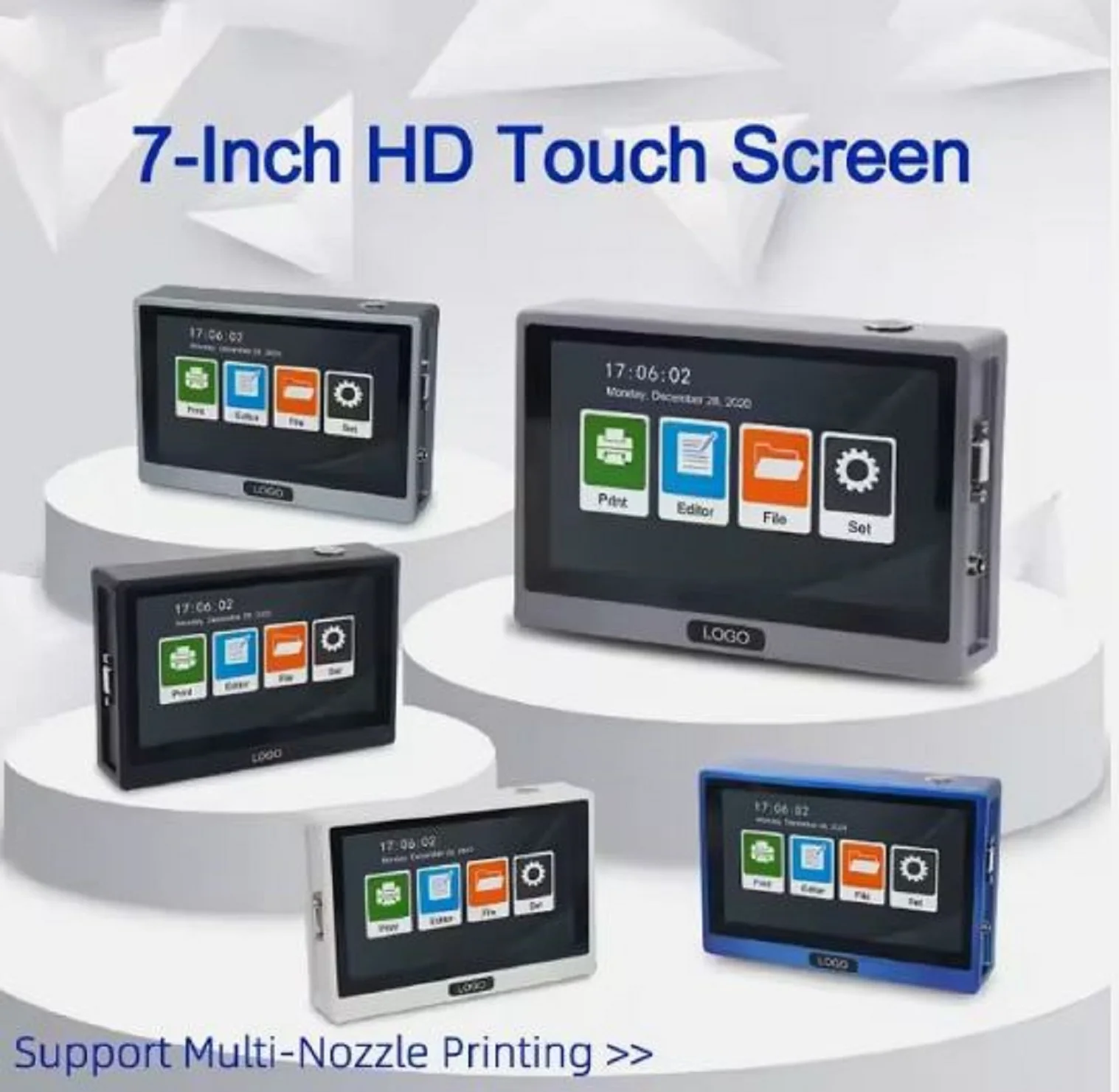 เครื่องพิมพ์อิงค์เจ็ทออนไลน์ รุ่น Excellent languages automatic coding machine R 12.7 มม./25.4 มม. 28  พร้อมฟังก์ชันพิมพ์วันหมดอายุ เครื่องพิมพ์อิงค์เจ็ทความร้อน TIJ