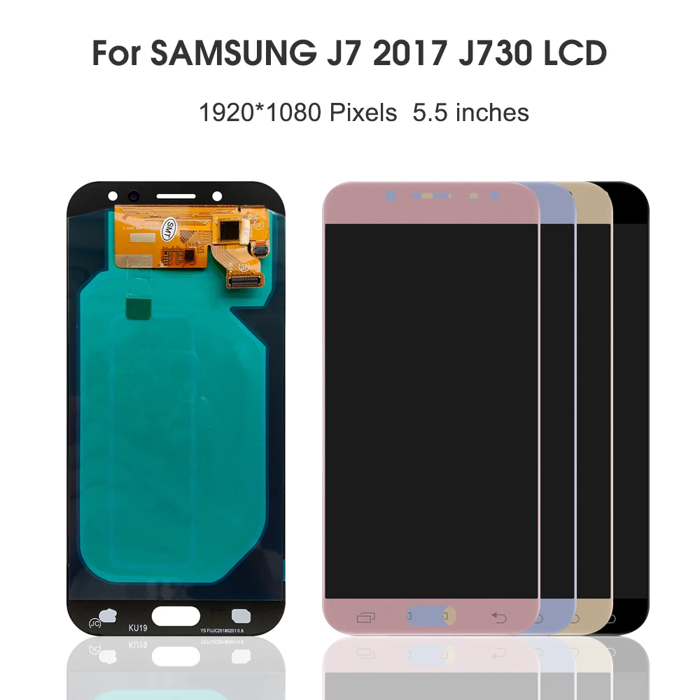 J730 5.5\'\'For Samsung For  J7 Pro J730F J730GM/DS J730G/DS LCD Display Touch Screen Digitizer Assembly Replacement