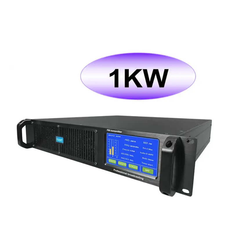 YXHT-2, 1000W FM Transmitter 1KW Stereo Broadcast Equipment For School, Church, Radio Stations