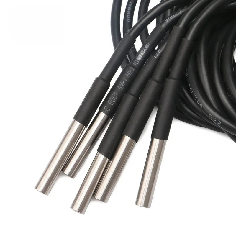 Capteur de température étanche DS18B20, sonde de température 1M 2M 3M 5M XH2.54-3P pour Kit de bricolage Arduino ESP32