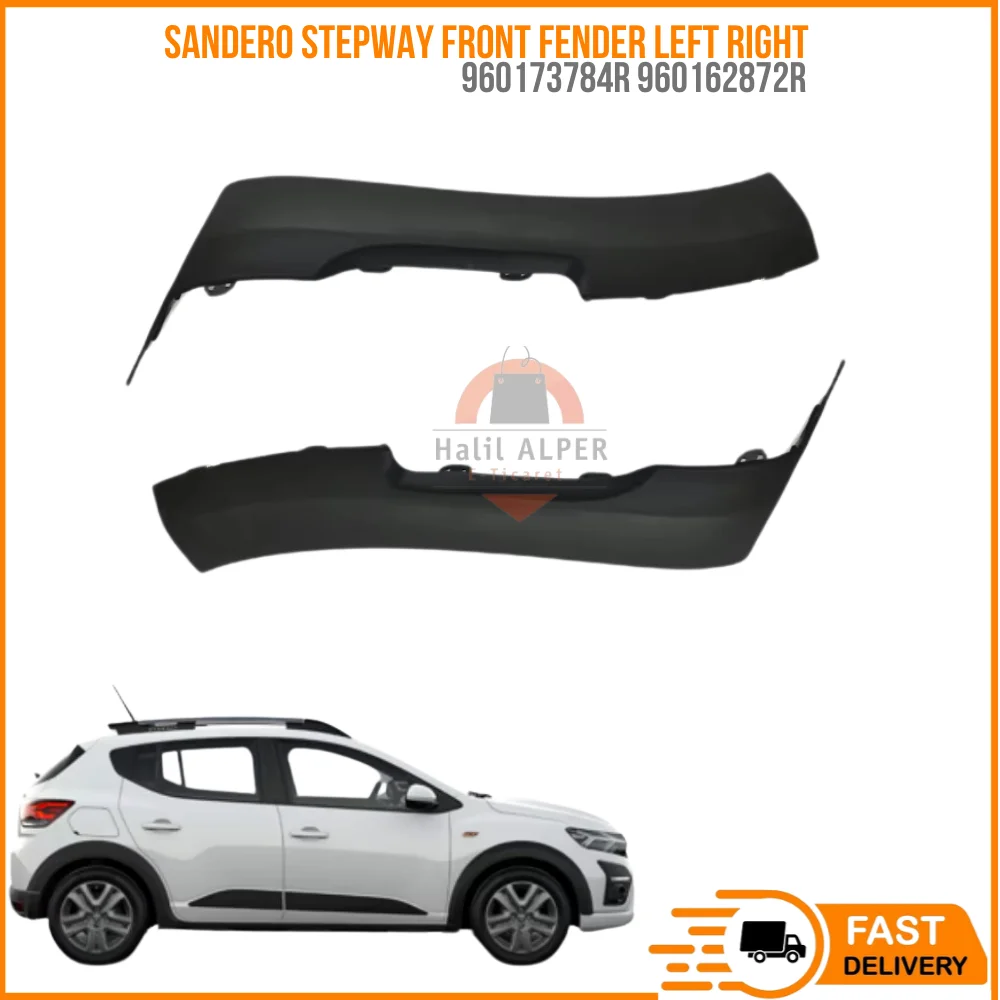 

FOR SANDERO STEPWAY FRONT FENDER EXTERIOR COVERING PLASTIC LEFT RIGHT 960173784R 960162872R REASONABLE PRICE DURABLE