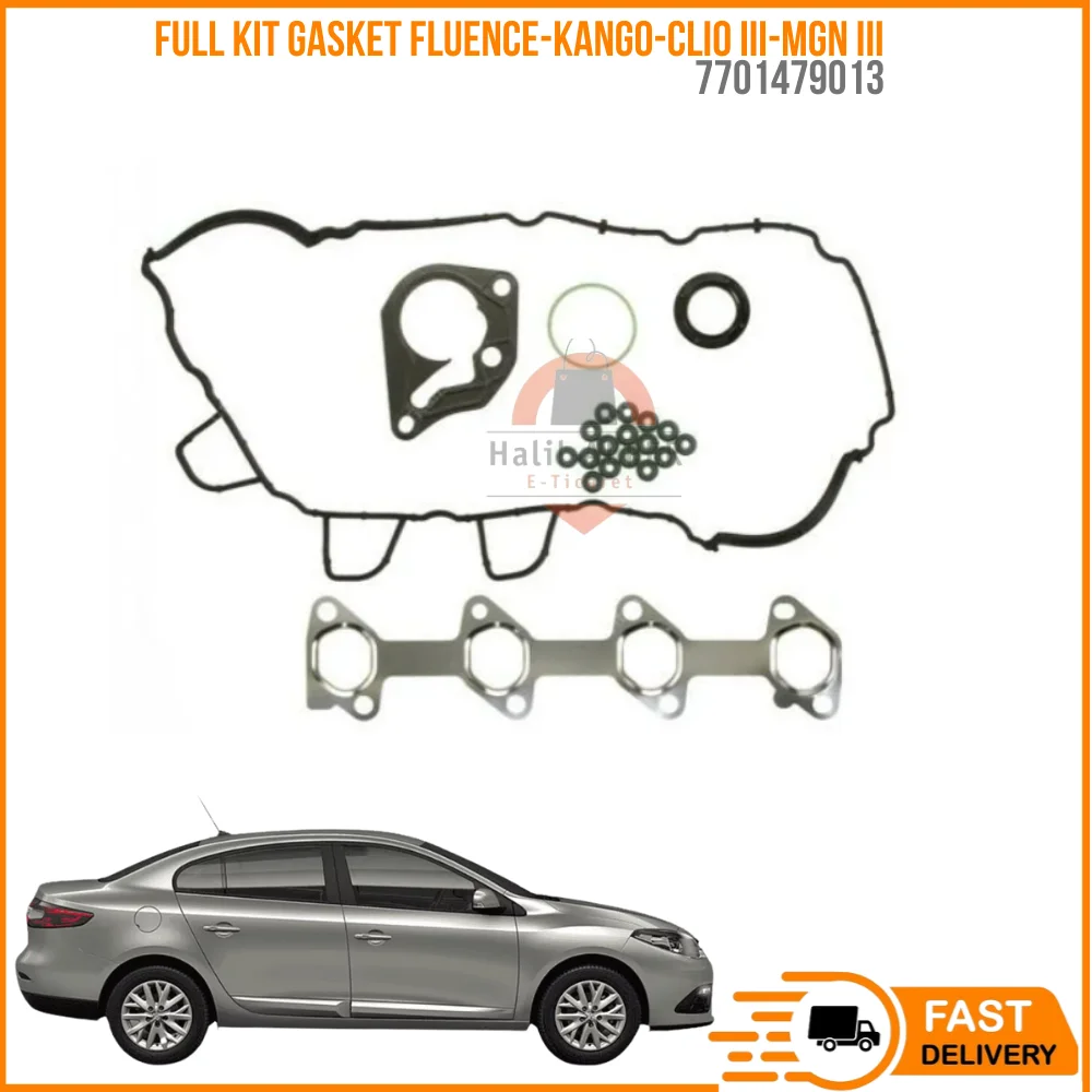 For FULL KIT GASKET FLUENCE-KANGO-CLIO III-MGN III 1.5 DCI K9K (KECELI VALVE LAS.) SKC LESS EURO 5 OEM 7701479013S super quality