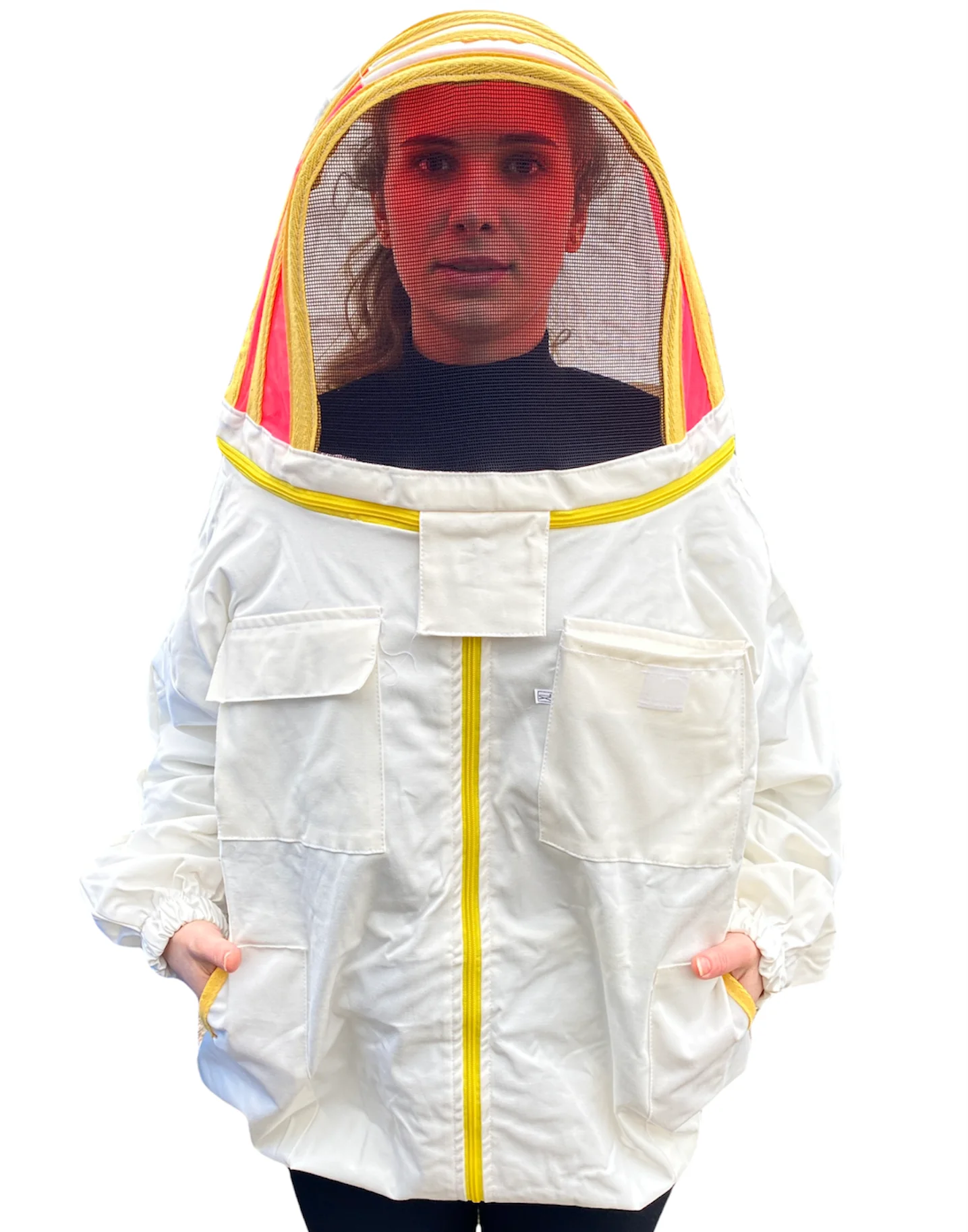 Beekeeping clothing protective colorful jacket suit 3 zipper bee hive tools beekeeping equipment for beekeeper tedarikçisi