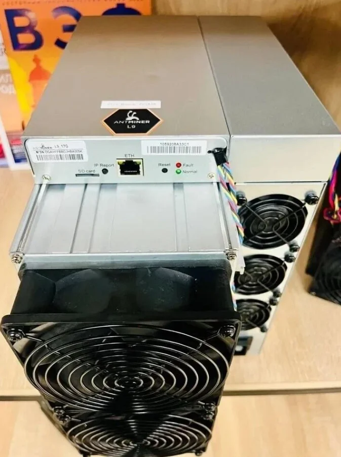 БЫСТРАЯ ДОСТАВКА НОВЫЙ Bitmain Antminer L9 17Gh/s 3570W — LTC Doge — Вход 220-277 В