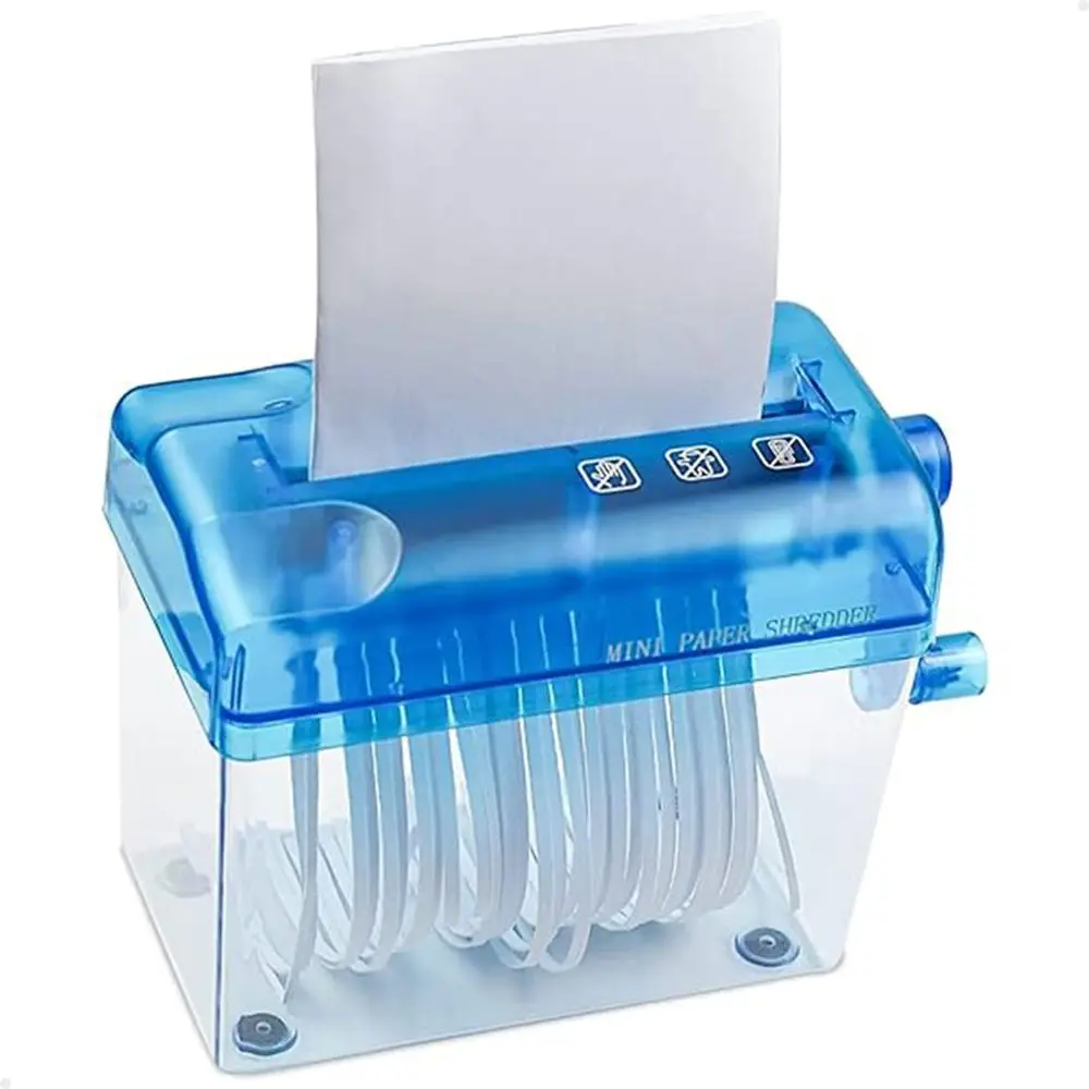 Portable Manual Paper Shredder Shredder Shredder Lorben