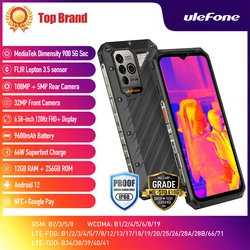 Ulefone Power Armor 18T cámara de imagen térmica para teléfono, resistente, estreno mundial®Dimensity 900 5G 9600mAh 66W