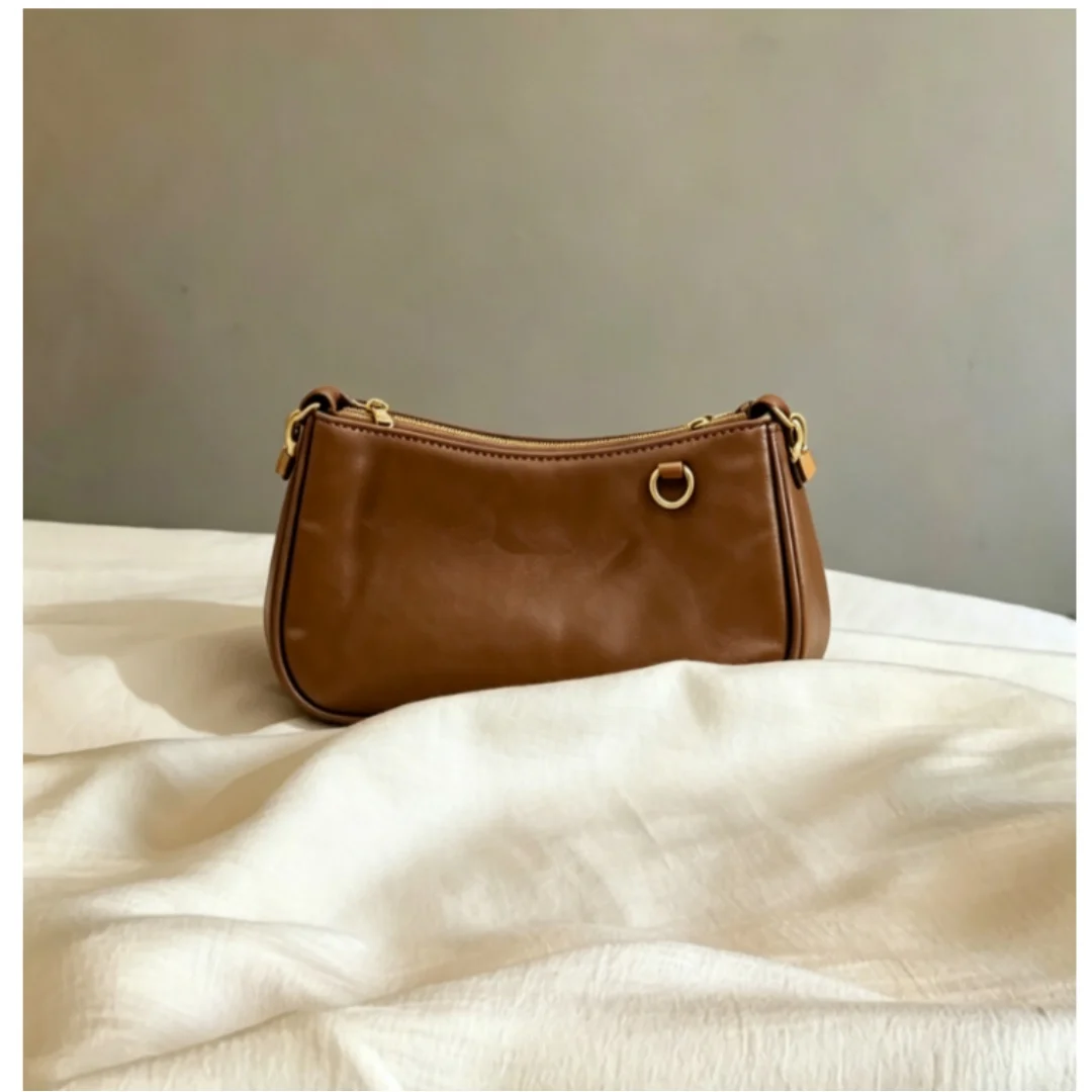 New Size 21*12CM Women's Fashionable And Versatile Letter-printed Cute And Delicate Underarm Bag No Box