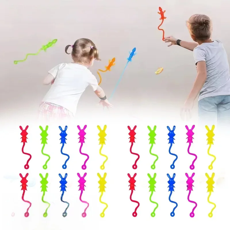 10-200 pièces mains collantes cadeaux de fête élastique collant Squishy claque paume jouet noël Goodie sacs bourrages pour enfants prix de classe