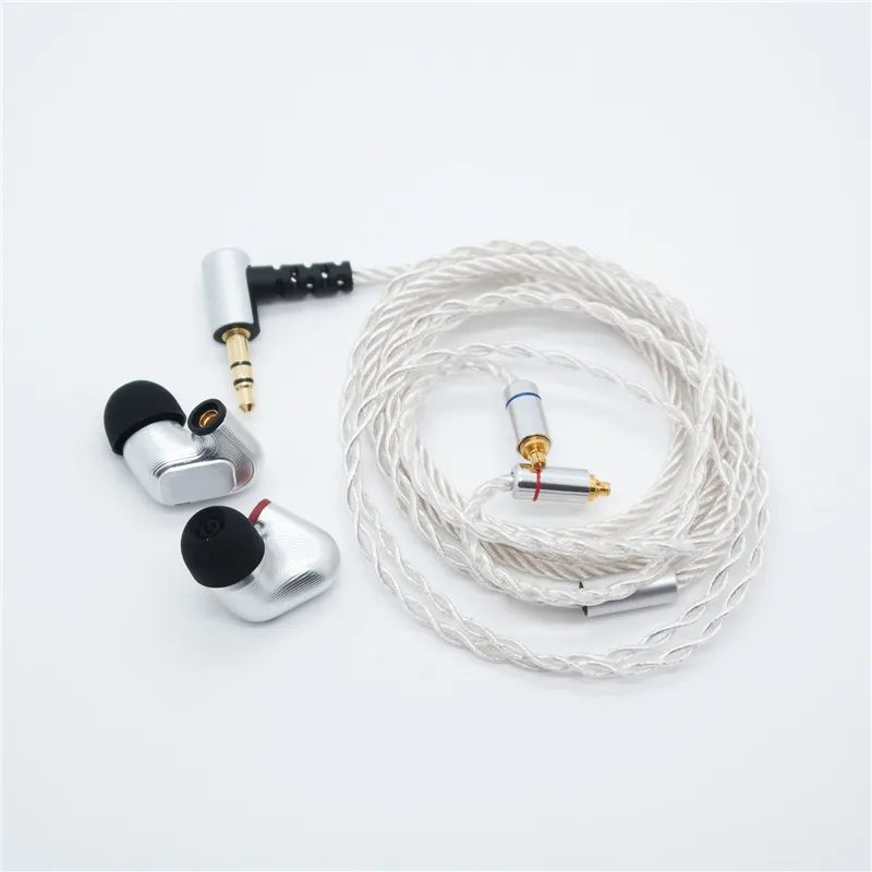 Fit For Sennheiser IE900 IE600 IE300 HiFi In-ear Earphone Replacement Earbud Update Silver Cable