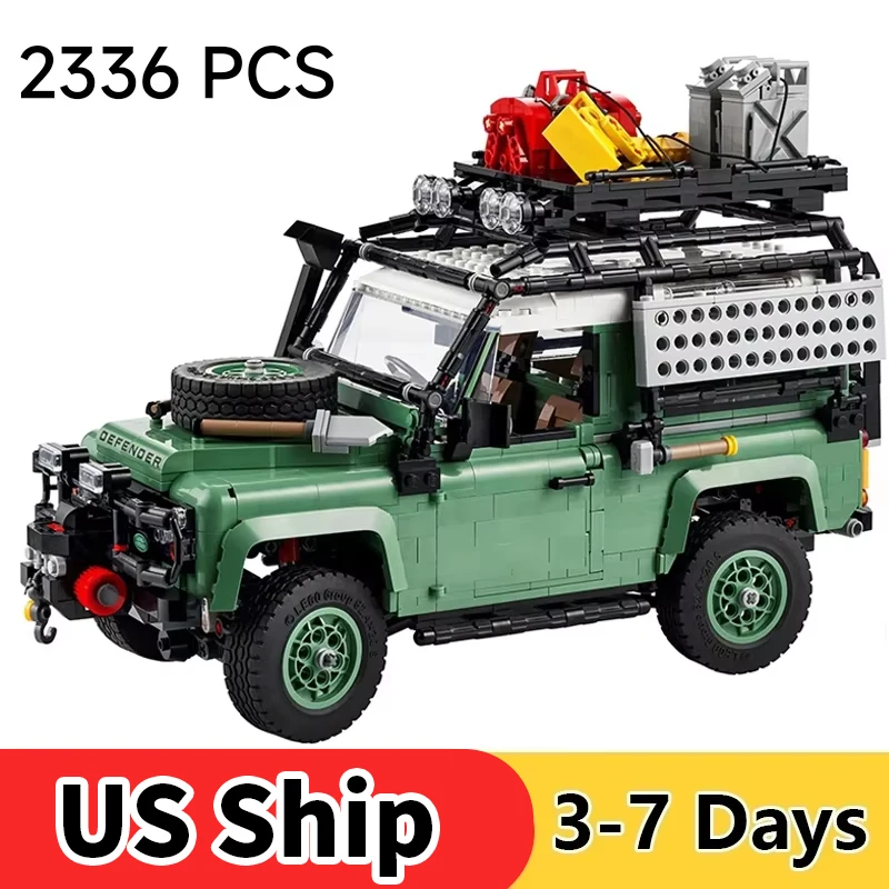 2336pcs Off-Road Defender Vehicle Car Building Blocks Supercar Model Bricks Toys Adult Kids Birthday Gifts Compatible 10317