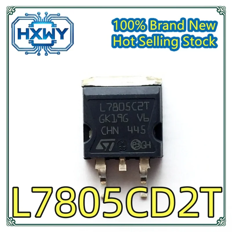 

(5/50 pcs) L7805CD2T-TR L7805CD2T 7805 TO263 linear voltage regulator imported IC chip fast delivery