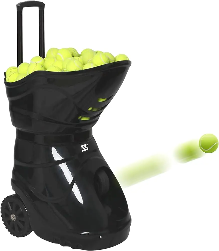 Top selling Siboasi Tennis Ball Machine 3 to 6 Hr Runtime Charger Included – Easy to Use 48 lb Portable