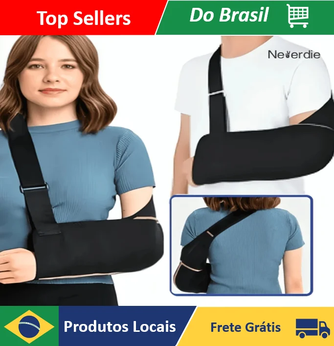 Tipóia Ortopédica Bilateral Imobilizadora Ombro Apoio Braço - Neverdie Store