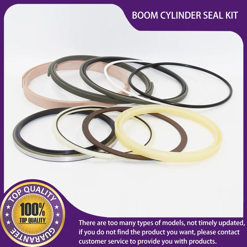 LZ007110 BOOM CYLINDER SEAL KIT FOR CASE HEAVY EQUIPMENT CX800 CX800B BOOM CYLINDER (WITH VALVE, PRESSURE RELIEF)