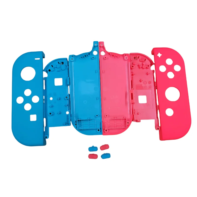 1pair Red Blue Replacement Housing Case Set For Joy-Con For Switch NS Console and Right Left Buttons Joy-Con Controller Shell