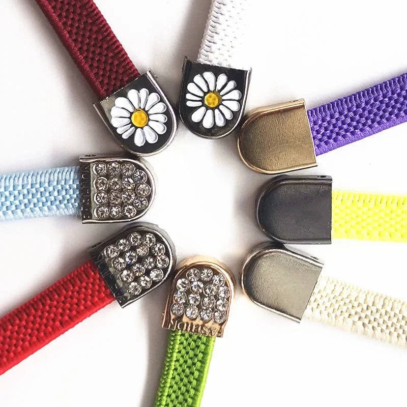 Kit de verrouillage de chaussures à bouton-poussoir en métal, Destroy Andrpush, Luminelace, BuilDiamond, Flat, DIY Encounter Analyste, 4 pièces par ensemble