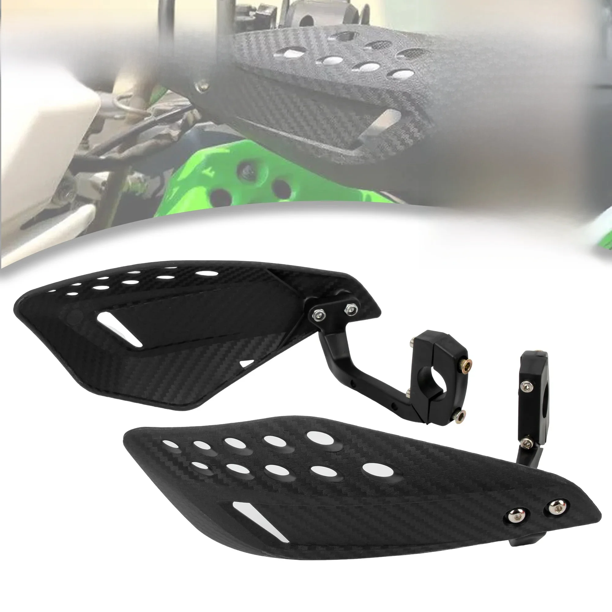 AliExpress NONE Motorcycle Hand Protector Motocross Handguards 7/8'' 22mm For KTM kawasaki Yamaha ATV Universal Dirt Bike Accessories Enduro