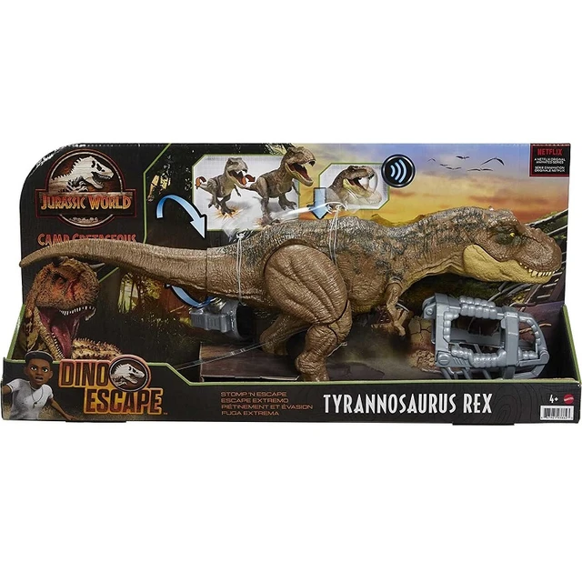 ジュラシックワールド恐竜T-rex pisaと攻撃関節式おもちゃのフィギュア音付き子供用 - AliExpress