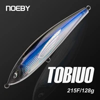 NOEBY Tobiuo buceo Stickbait 215mm 128g lápiz flotante en alta mar cebo duro Artificial atún de agua salada GT gran juego Señuelos de pesca