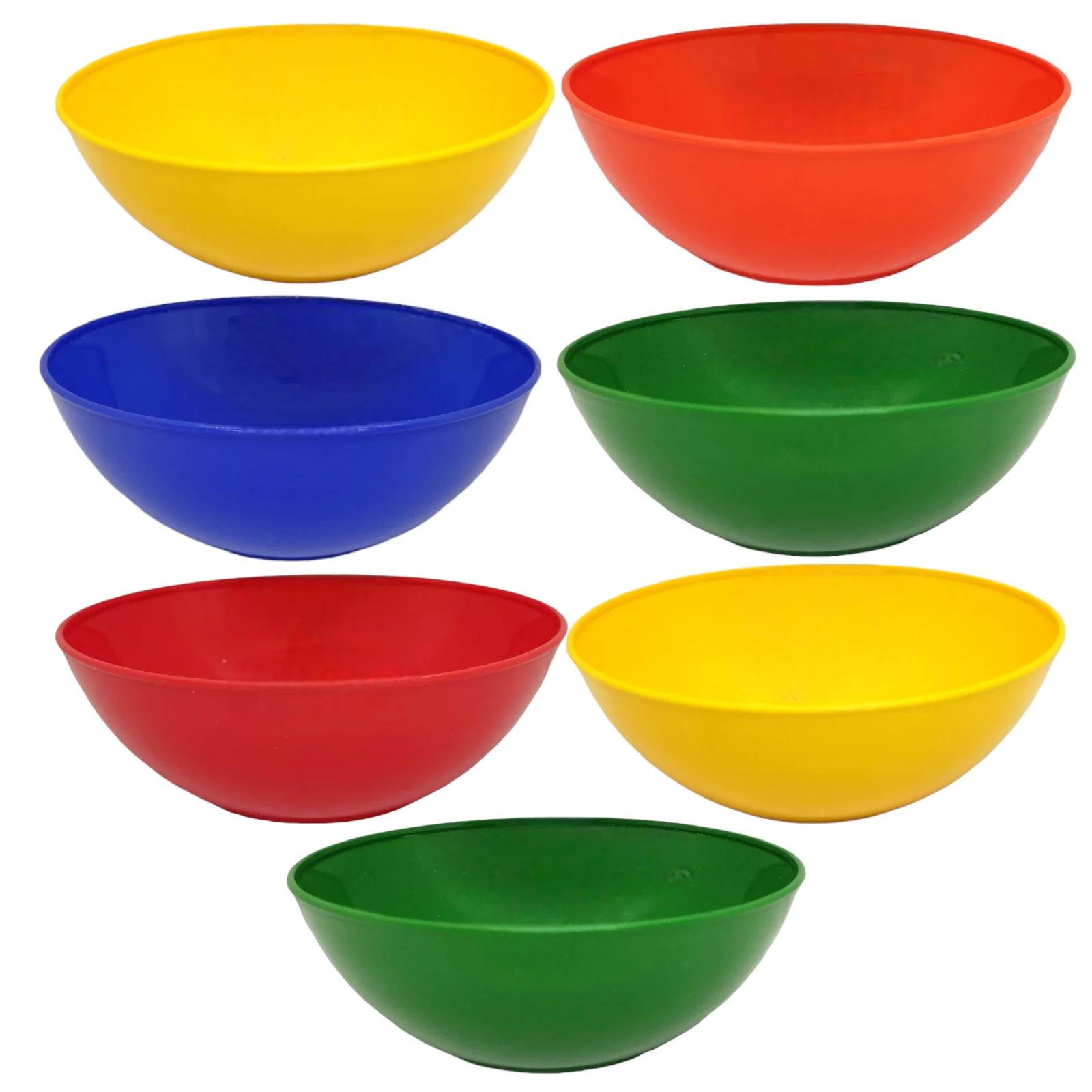 24 Platos Hondos Pozoleros Sopa Cereal Tazon 600ml Cuencos Plastico Reutilizables Colores surtidos Paquete 24 Piezas