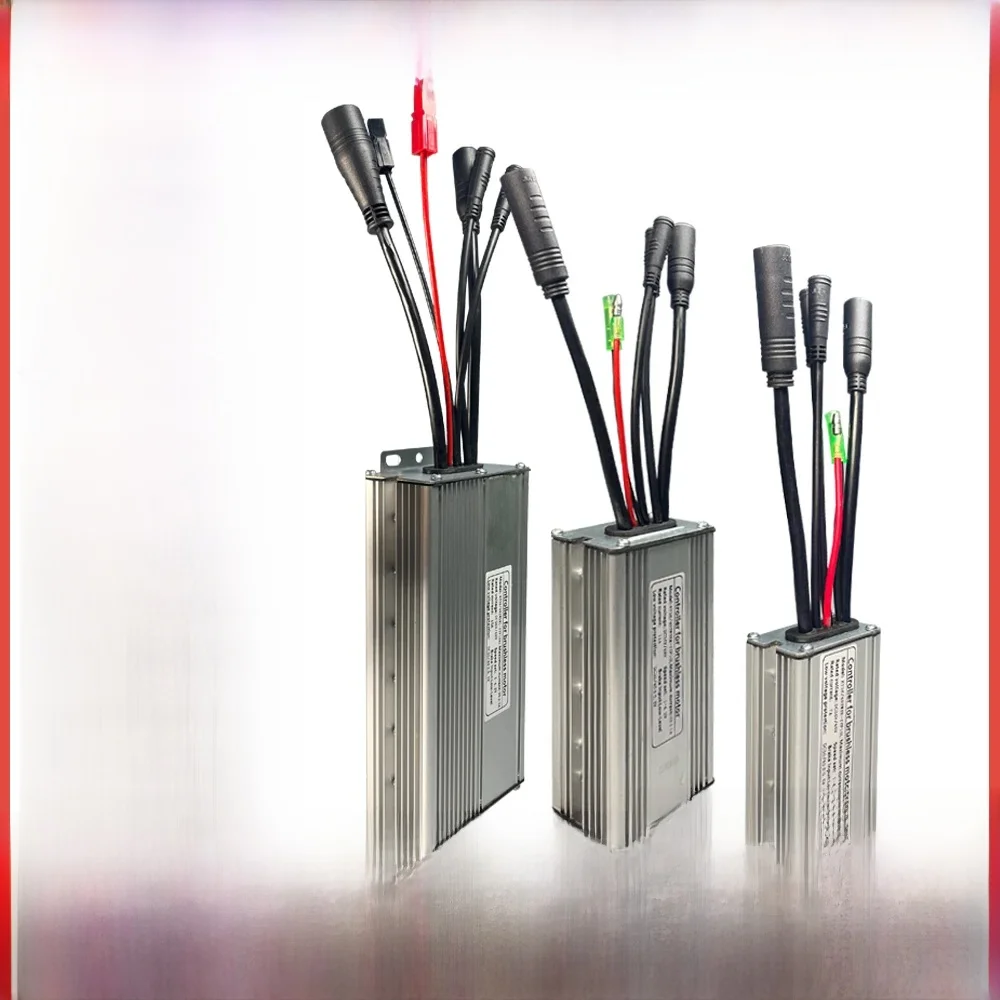 AliExpress LITTLE TT Electric Bike KT Controller 36V 48V 15/17/22/25/30A Waterproof Brushless  250W 350W 500W 1000W with Light Function For Ebike Kit