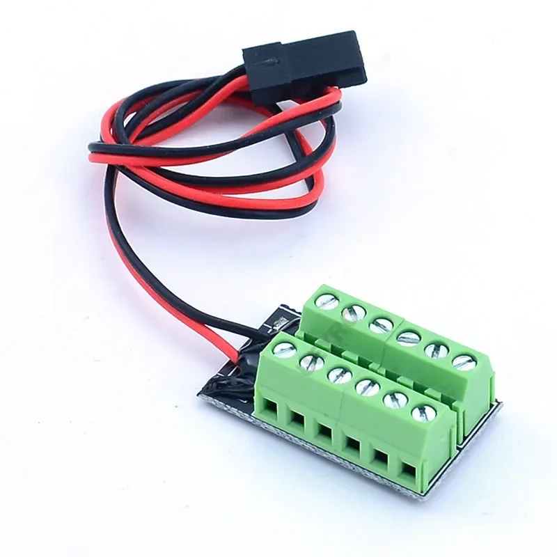 Model RC Auto Verlichtingsbesturingsinterface Module 6 Poorten Lichtbesturingsprintplaat voor Tamiya RC Truck Crawler Auto Vliegtuig Boot - afbeelding 2