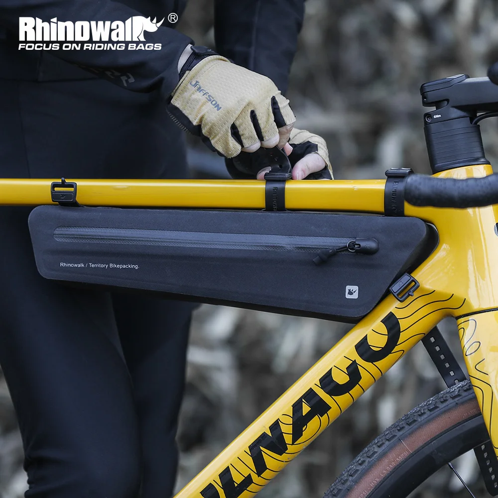 Rhinowalk Fahrrad-Rahmentasche Handytasche Wasserdichte Reise-Fahrradzubehör