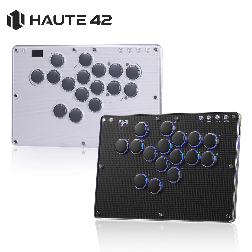 haute42-arcade-joystick-multi-pulsante-acrilico-senza-leva-hitbox-controller-per-pc-ps5-ps4-switch-control-arcade-stick-controller